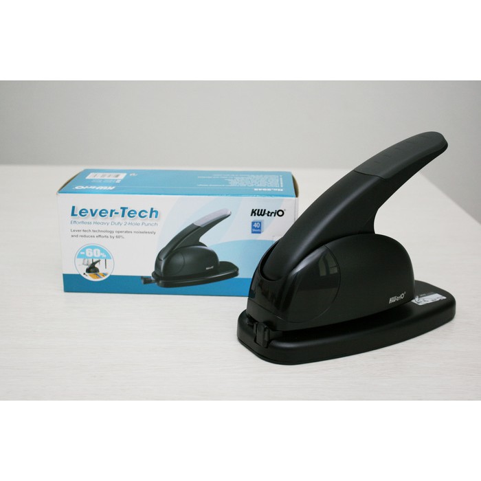 

Pembolong KW-trio 9945 effortless Lever-tech Heavy Duty 2 Hole Punch