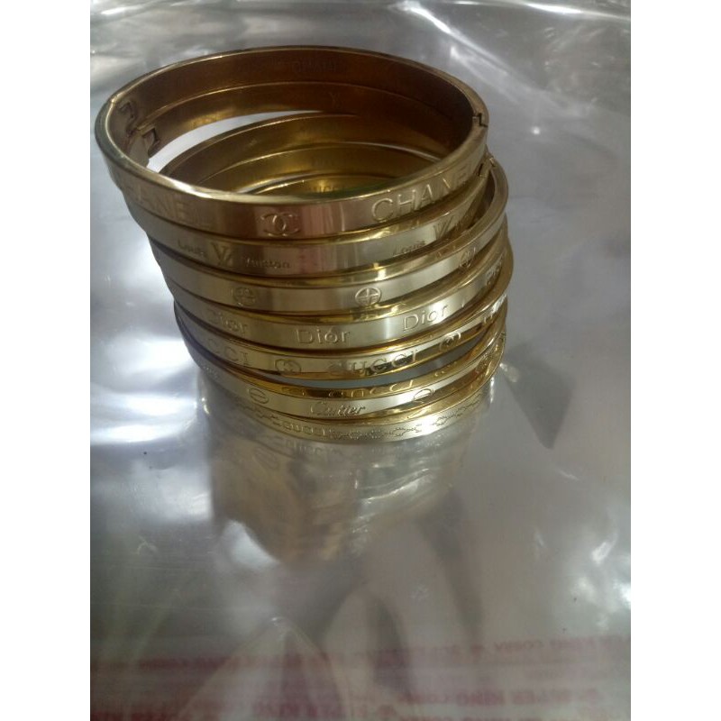 GELANG WANITA TITANIUM IMPORT AWET ANTI KARAT