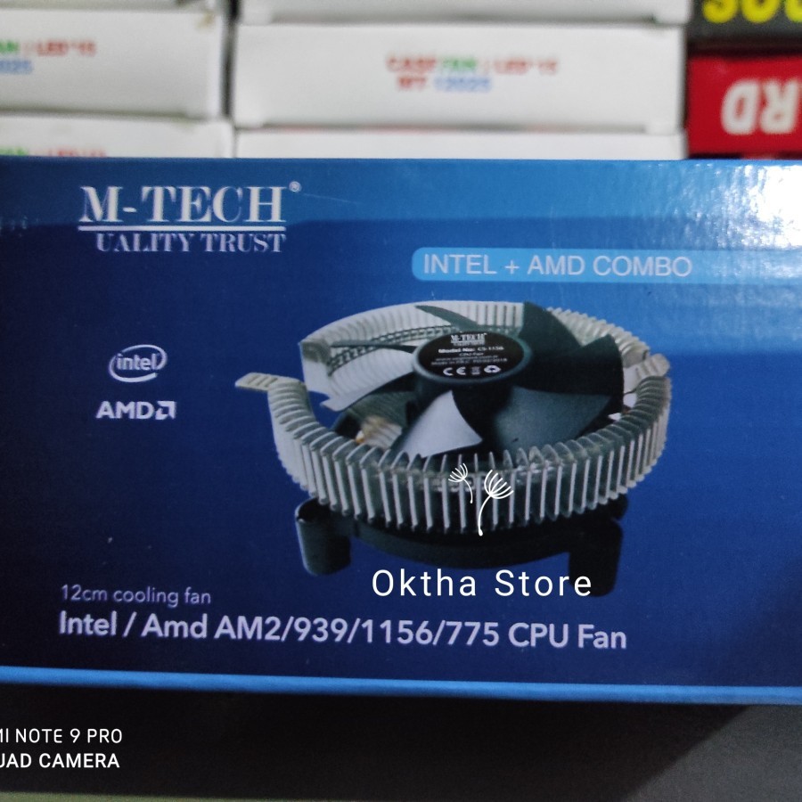 Fan Processor Intel AMD Combo LGA Baut M-Tech Fan CPU