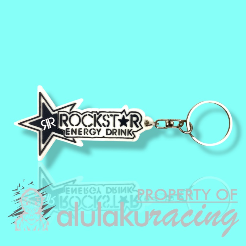 Gantungan Kunci / Keychain Motocross Trail Logo Rockstar - RS003