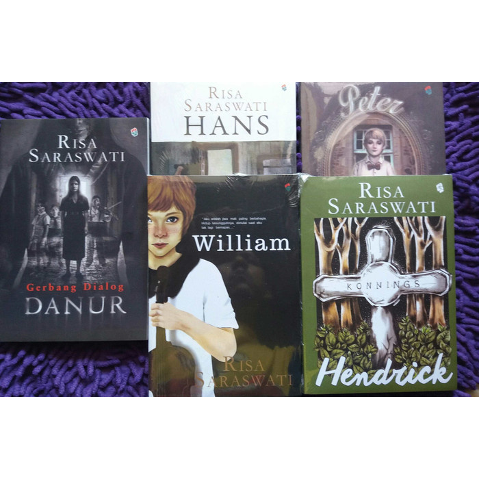 BUKU NOVEL & SASTRA DANUR HANS PETER WILLIAM HENDRICK BY RISA SARASWATI