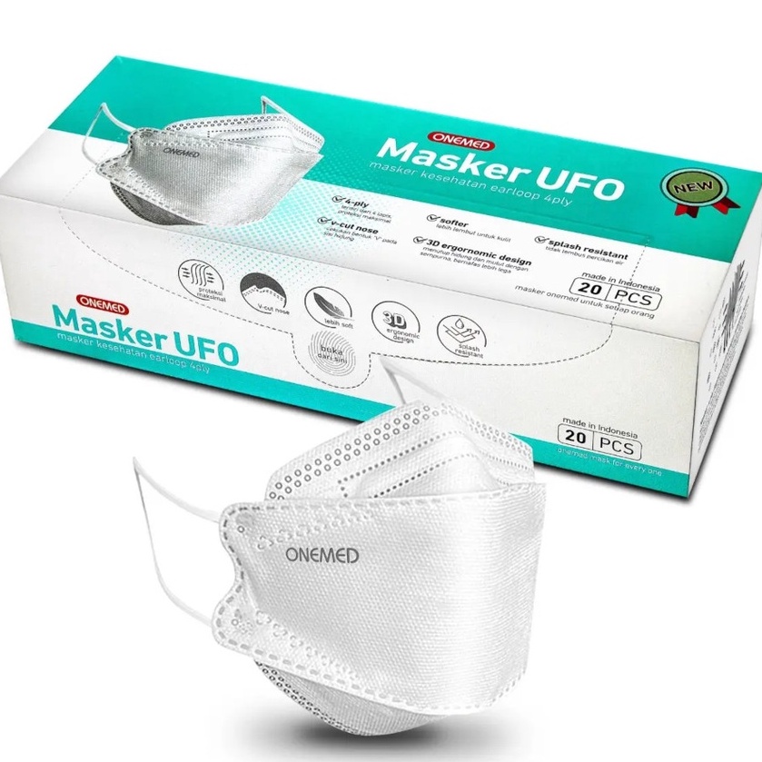 Onemed Masker UFO 4Ply Box Isi 20pcs