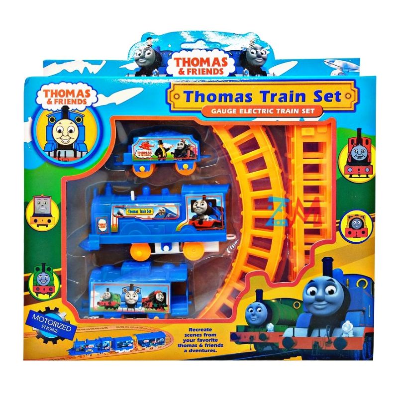 Jual Mainan Train Play Set Gauge Electronic Train Set / Mainan Kereta Api Thomas Lengkap dengan Gerb