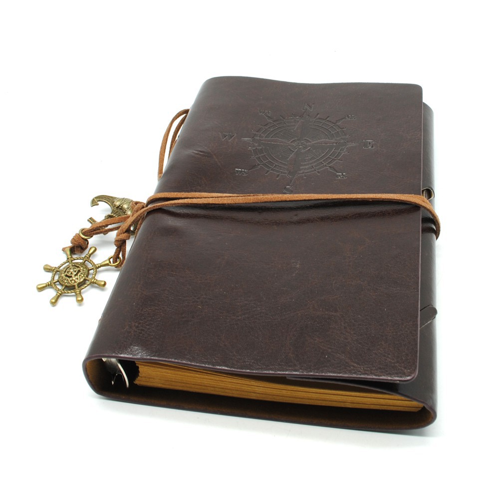 Buku Catatan Binder Kulit Retro Pirate 8005 Grab Medan