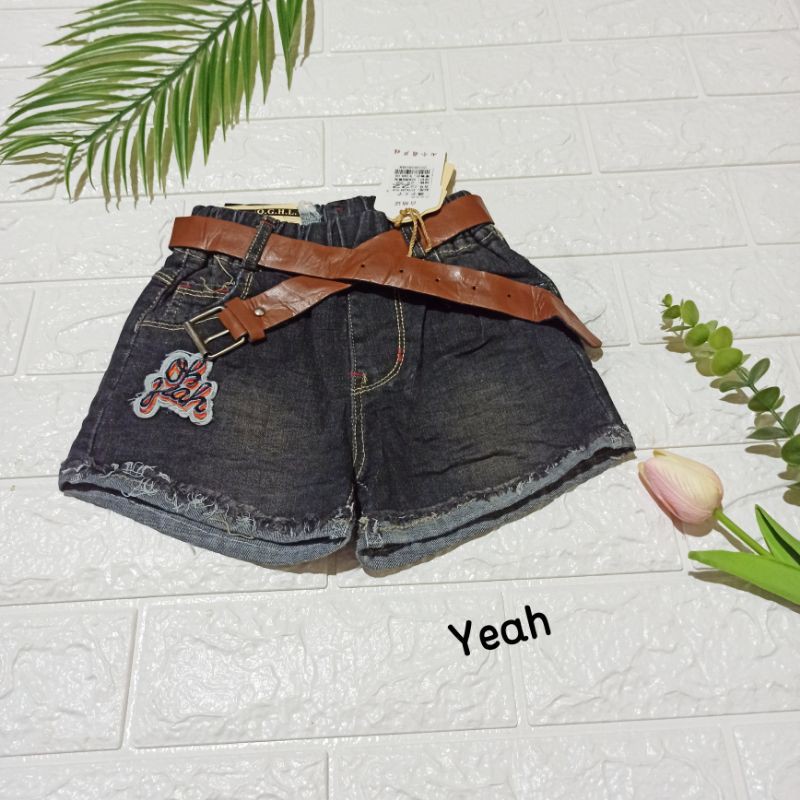 Hotpant Jeans Anak Perempuan Import Premium 1-5 Tahun