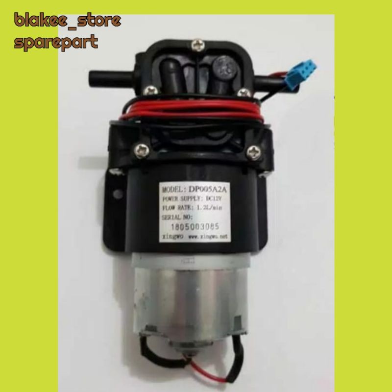 Dinamo pompa dispenser galon bawah hitam code part DP005A2A