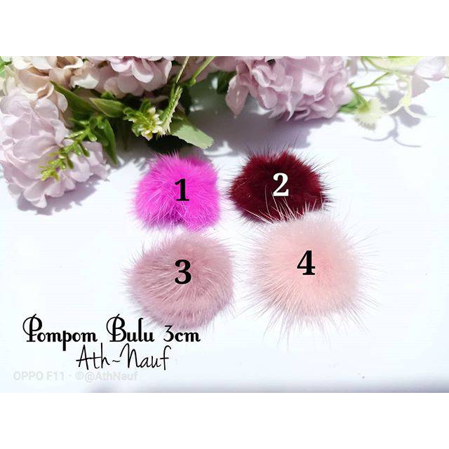 Pompom Bulu 3cm