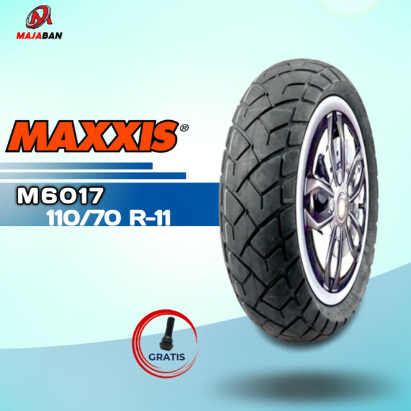 Ban Motor VESPA Import // Maxxis M6017 110/70 Ring 11 Tubeless