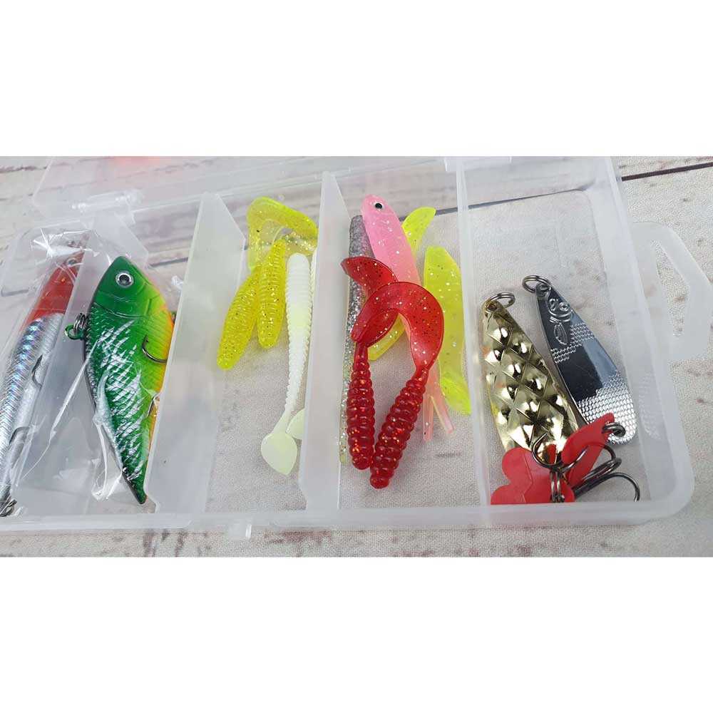 GIJ - LIXADA Umpan Pancing Ikan Set Fishing Bait Kit 45PCS