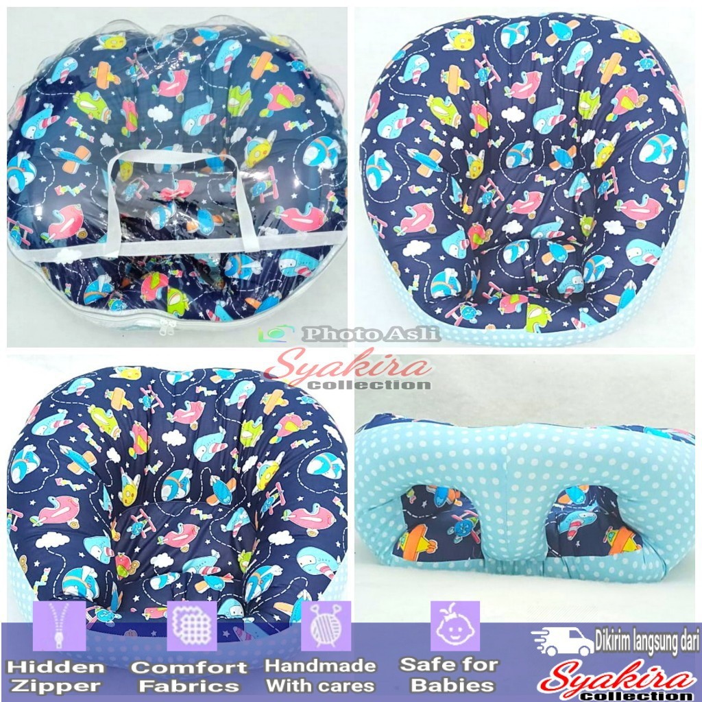 Bantal Sofa untuk bayi belajar duduk Motif Geser Foto