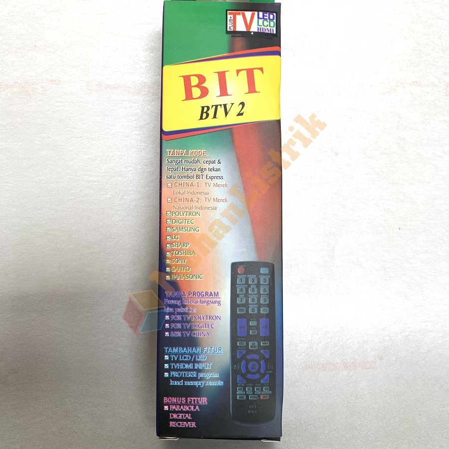 REMOT TV UNIVERSAL BIT BTV 2 REMOT TV MULTI