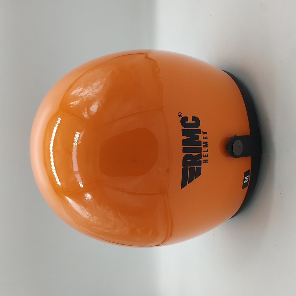 Helm Retro Doja Orange Oren Glossy ( Half Face / Bogo / Klasik / Sada)