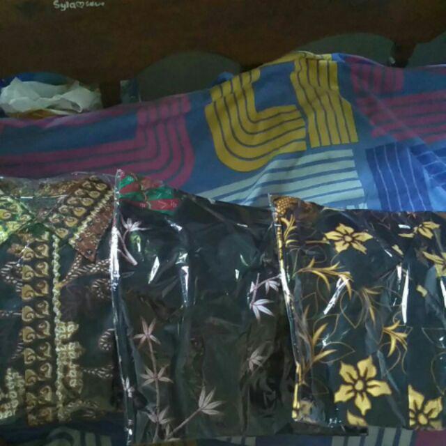 Kemeja Batik Pria Kode Pb 129 | Batik Motif Kipas