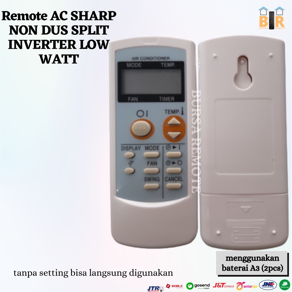 Remot / REMOTE AC SHARP non dus non inverter / eceran dan grosir