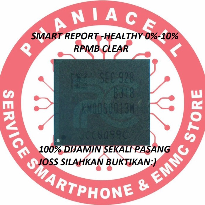 EMMC KMQD60013M-B318 32GB DIJAMIN TESTED