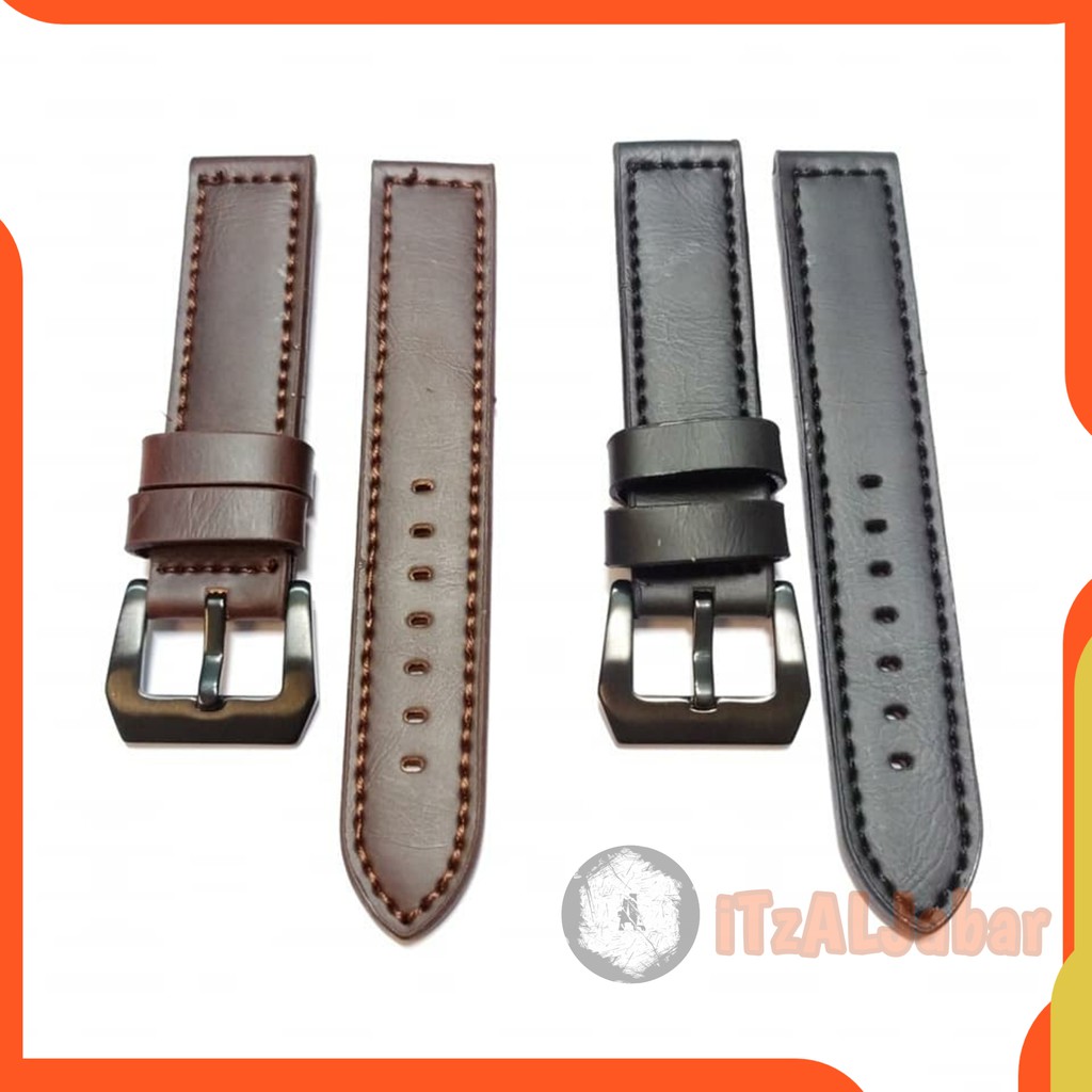 Tali jam tangan Kulit Leather strap 20mm 22mm 24mm KLSUII