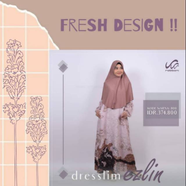 Gamis Rabbani- Dresslim Ezlin