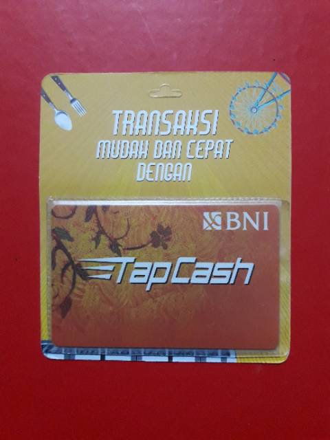 Tapcash BNI motif Batik Daun /Like eMONEY eTOLL Flazz or Brizzi