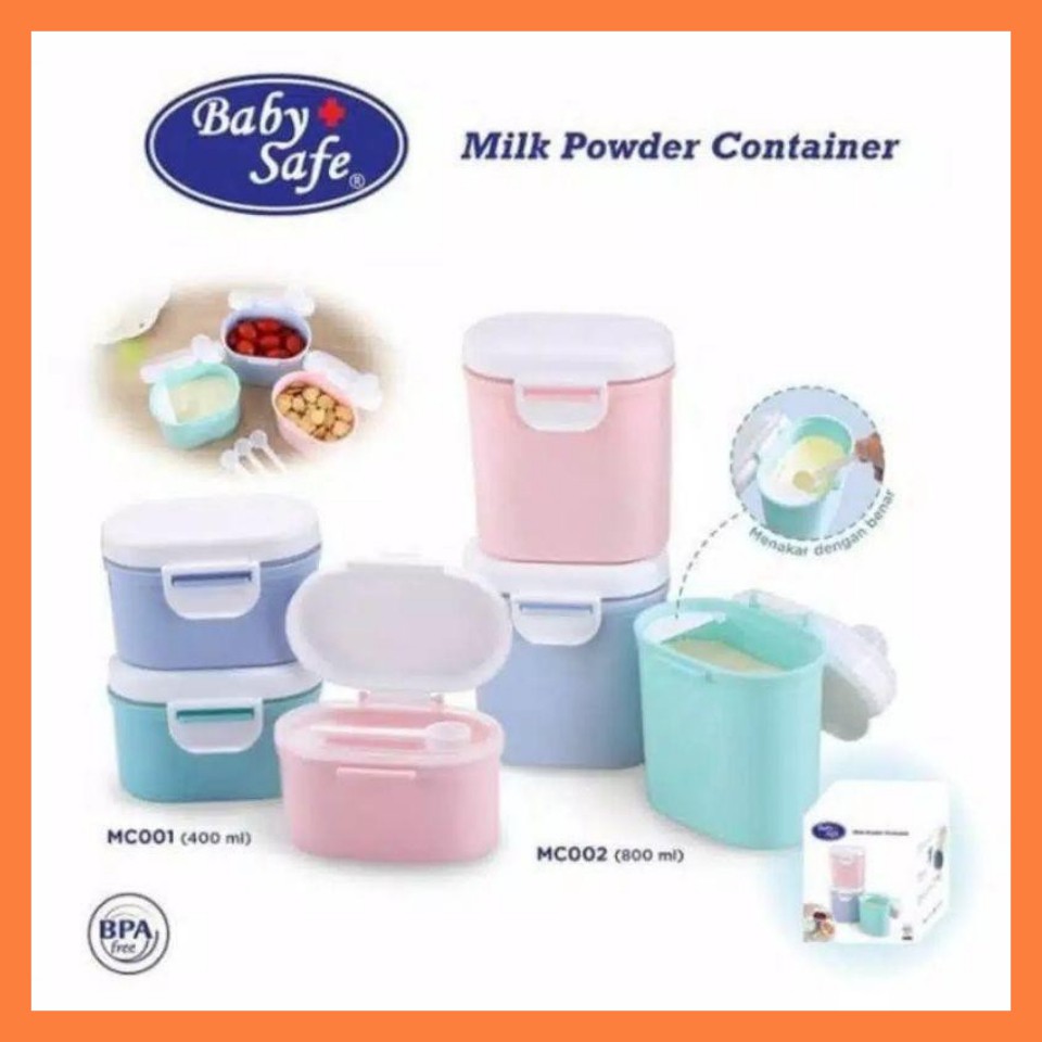 [Jeeruu] Milk powder container BABY SAFE / Tempat susu bayi