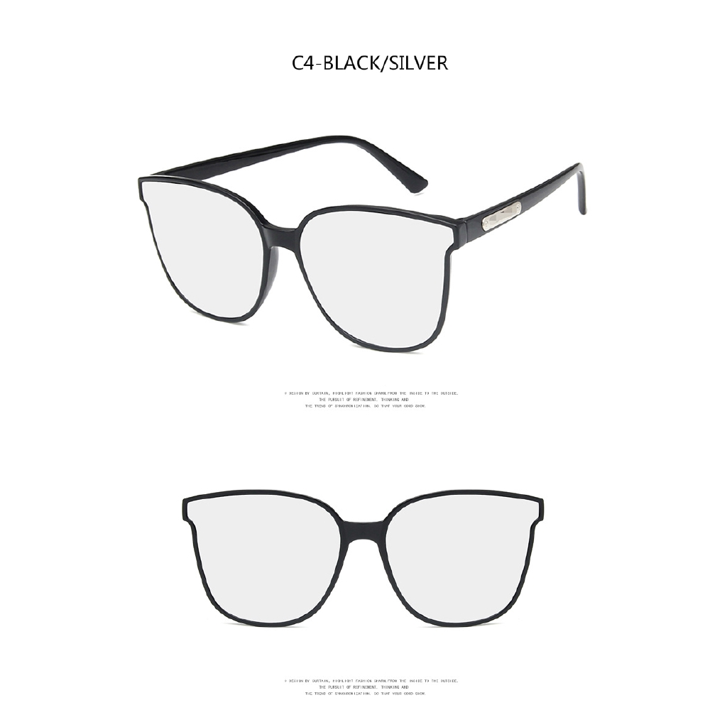 Fashion trend big frame Korean version of ins street shooting men and women sunglasses