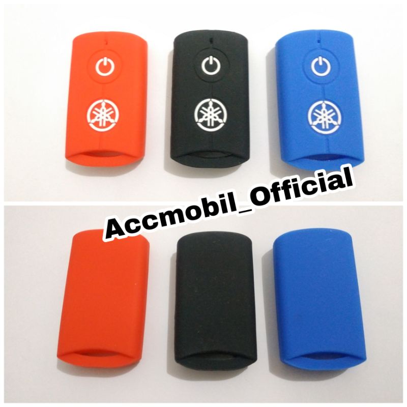 ✨ COD ✨ Silikon Kunci Silicone Key Remote Cover Key Case Untuk YAMAHA NVX 155 / XMAX 300 / AEROX 155 / FAZZIO Sepeda Motor