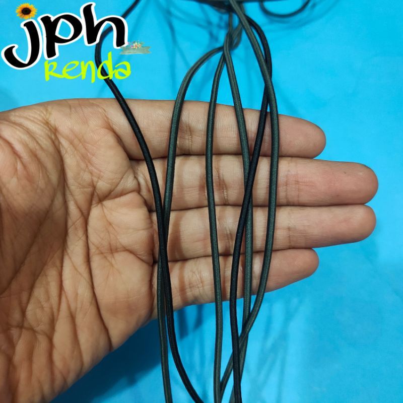 

Tali string, tali karet, tali elastis, tali sengkelit uk 2,5mili isi 25mtr