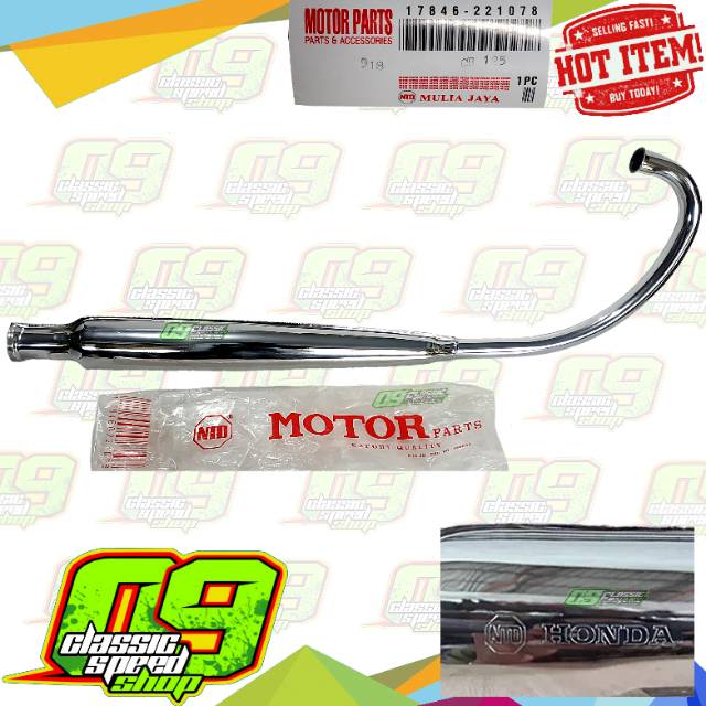 knalpot cb125 cb 125 corbi Congor babi original NTD