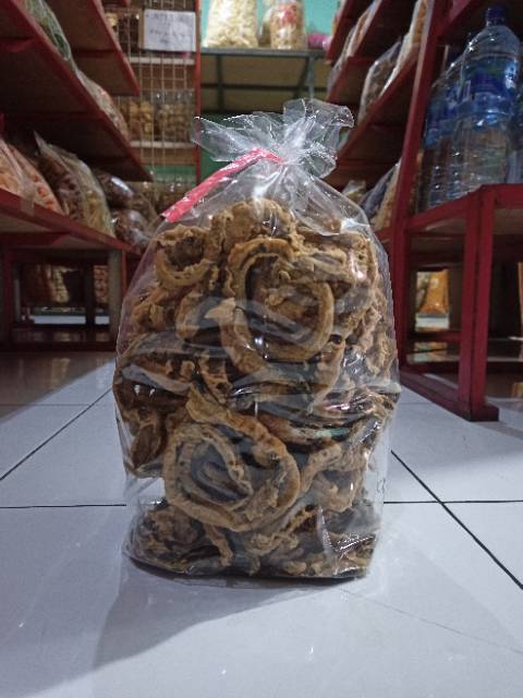 Kripik belut 1kg - belut goreng - belut
