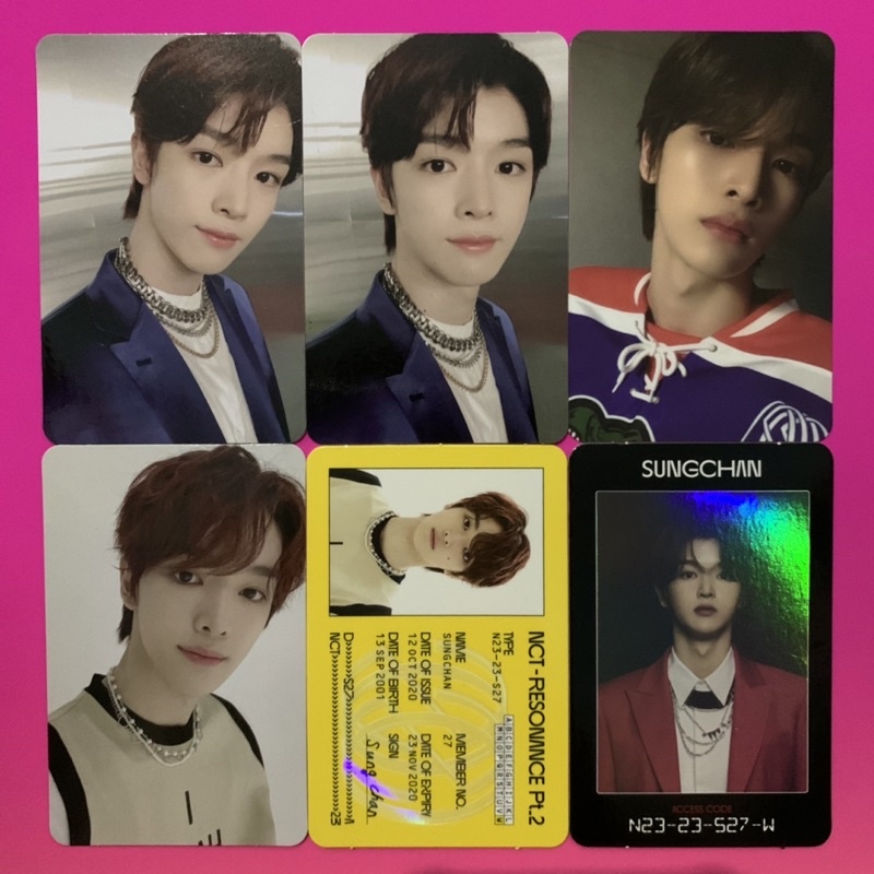 PHOTOCARD SUNGCHAN NCT