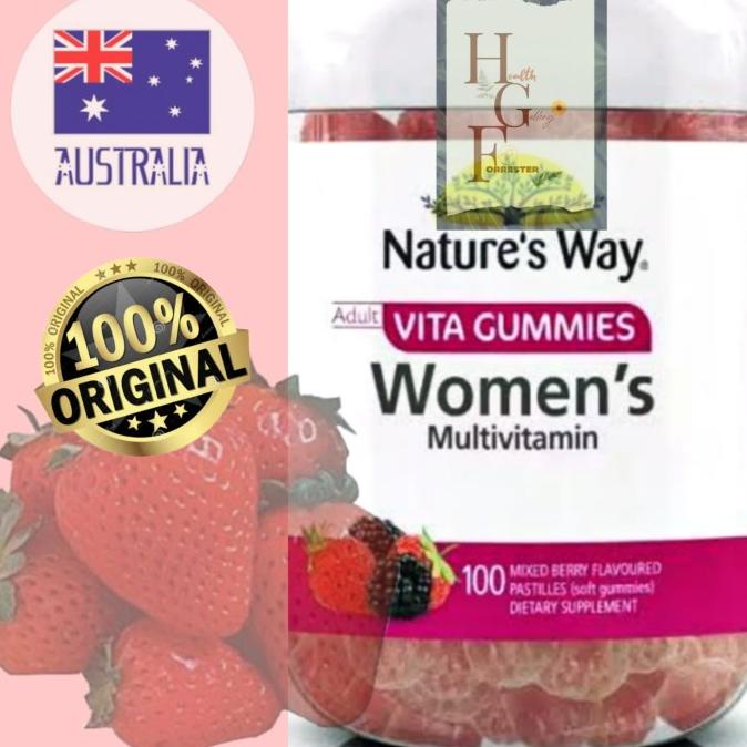 Nature's way Adult vita gummies Women's Multivitamin 100 soft gummies Lc
