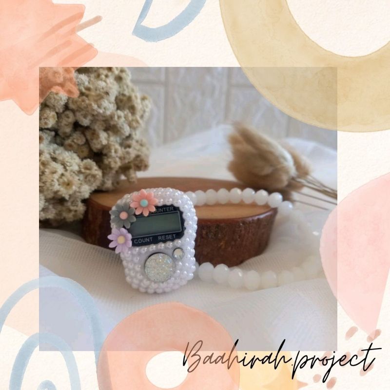gelang tasbih digital swarovski (gelang saja tidak dengan tasbih) hanya tambahan accecories‼️
