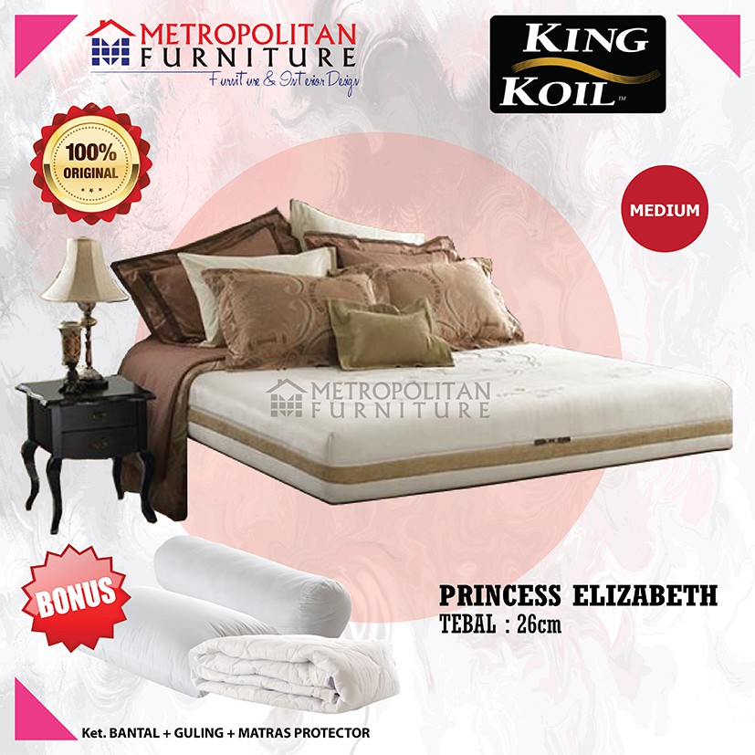 Kasur Springbed King Koil Princess Elizabeth / Spring bed matras