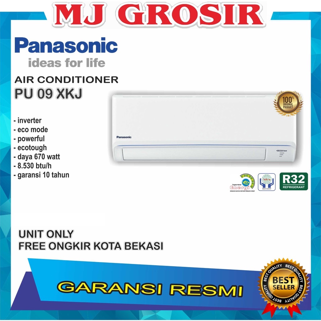 PANASONIC AC PU 9 XKJ 9XKJ 1PK R32 INVERTER UNIT ONLY