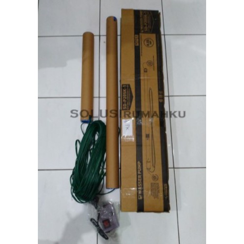 WASSER 2 inch Submersible 1/3 HP + Kabel Sibel Pompa Celup Sumur Dalam