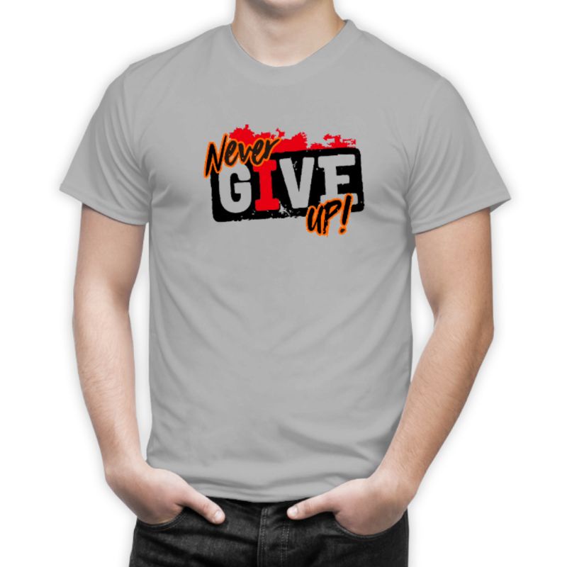 kaos distro murah lebay grade ori motif simple tulisan n