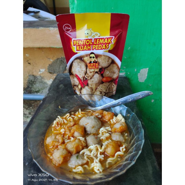 

pentol lemak kuah pedas
