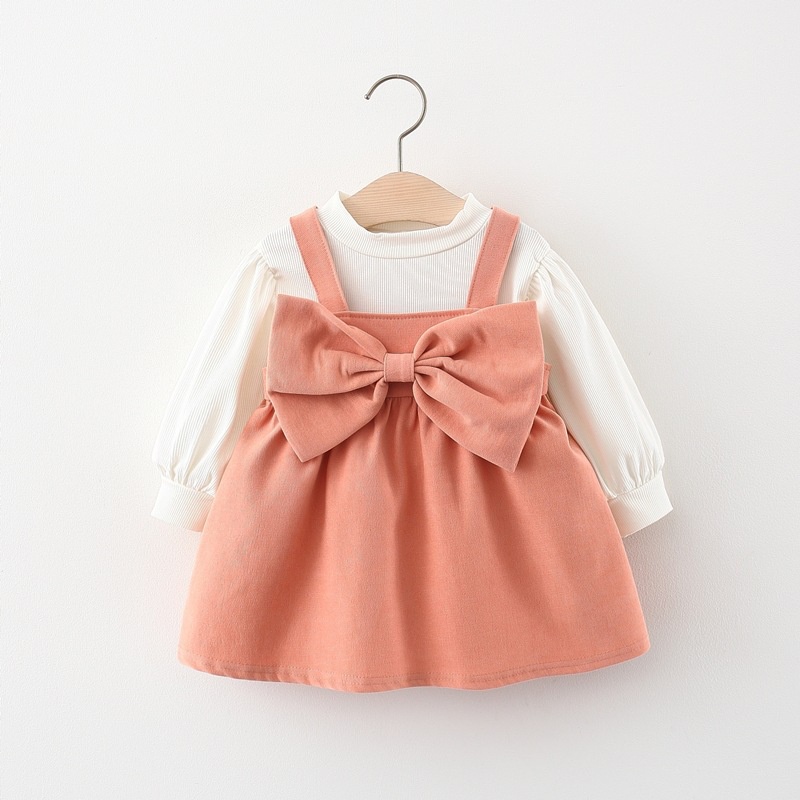 HappyOliver DRESS JILLY RIBBON 3301 EBV Baju Dress Anak Perempuan Import/Dress Bayi Perempuan/Gaun Bayi Perempuan/Dress Pesta/Dress Bayi