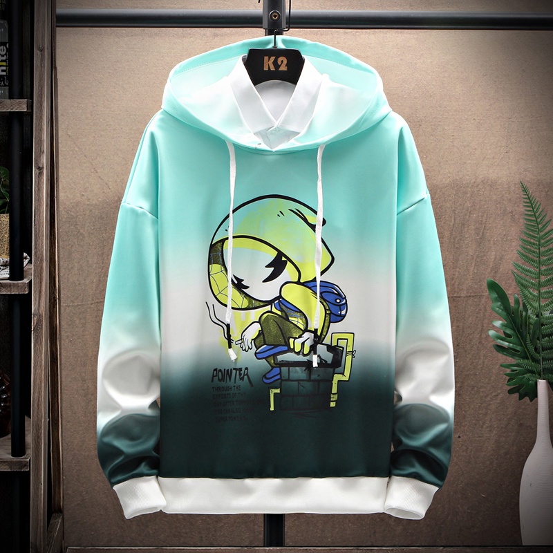 Hoodie Pria Sweater Kaos Hoodies Lengan Panjang Jaket Hoodie Bahan Polyester W2101