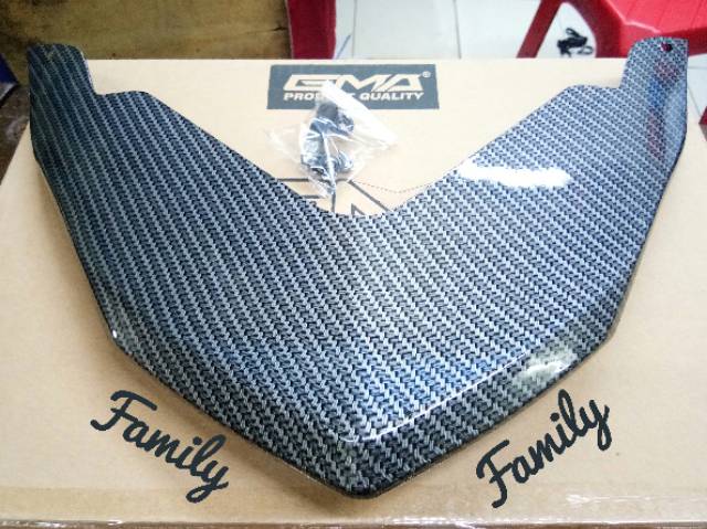 Ducktail Cover Atas Lampu Belakang Carbon Yamaha Nmax