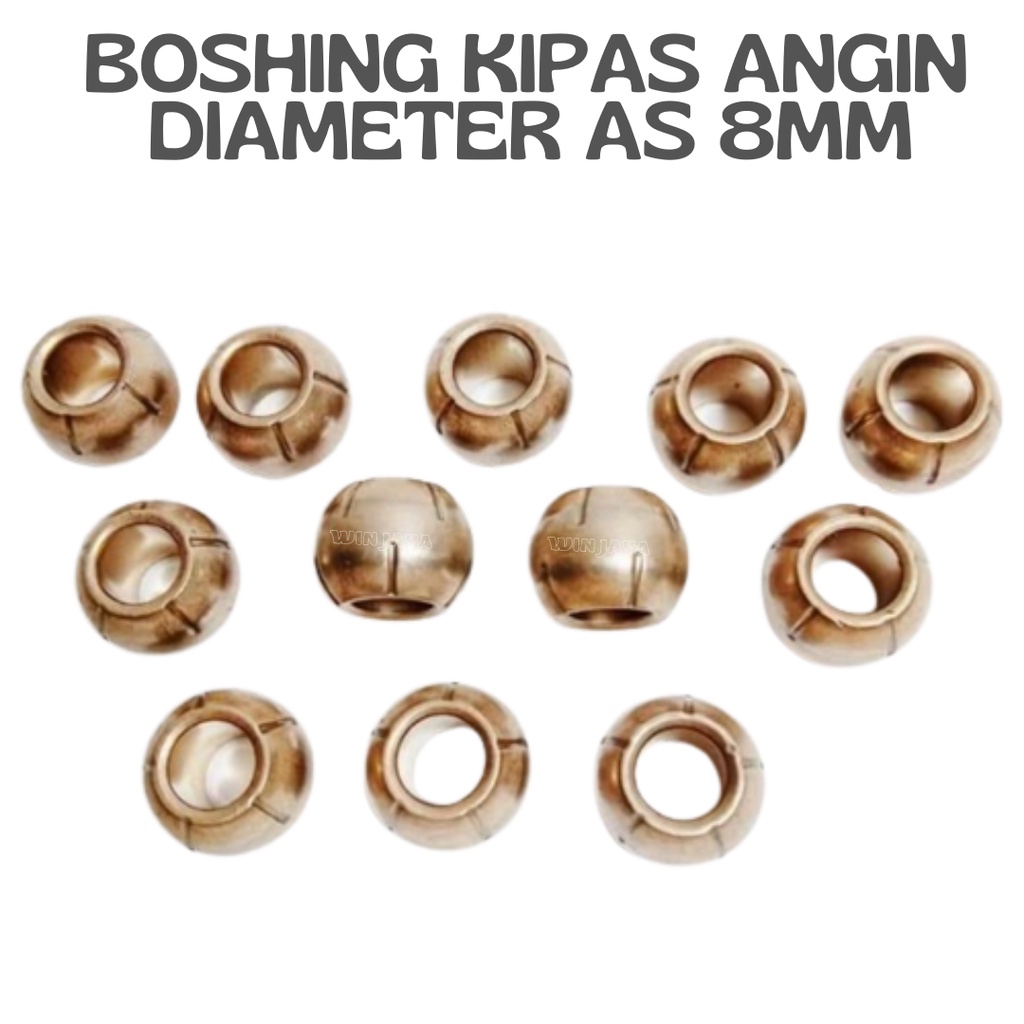 BOSHING KIPAS ANGIN 8mm BULAT BOS BEARING KIPAS ANGIN UMUM - BUSHING