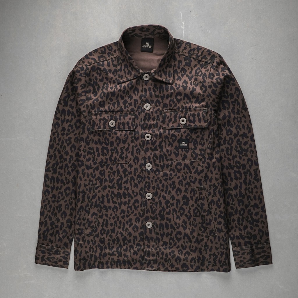 DND EXE Jaket Over Shirt Leopard