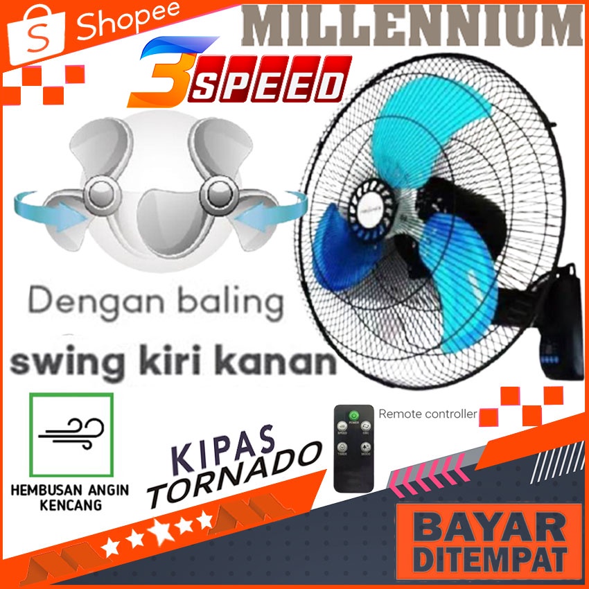 Kipas Angin Dinding Advance 1803 Kipas Angin Remot Ukuran 18 Inch