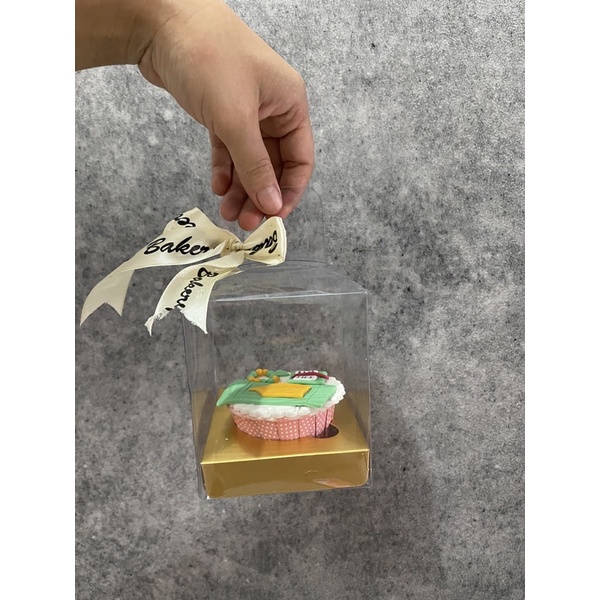 10 PCS KOTAK CUPCAKE ISI 1 / CUPCAKE BOX / DUS CUPCAKE ISI 1