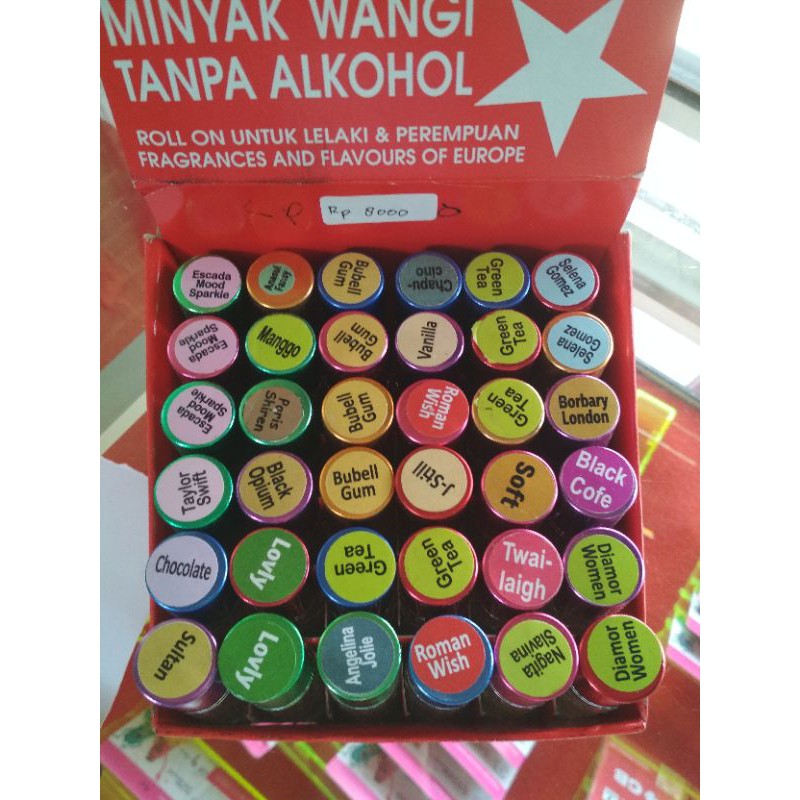 

grosir minyak wangi 8 ML non alkohol
