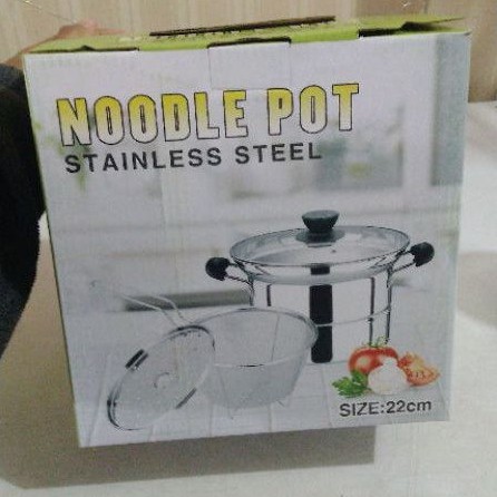 NOODLE POT STAINLESS STEEL