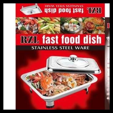 

[1000Gr] H024 | Fash Food Dish Rzl | Wadah Saji Makanan Prasmanan