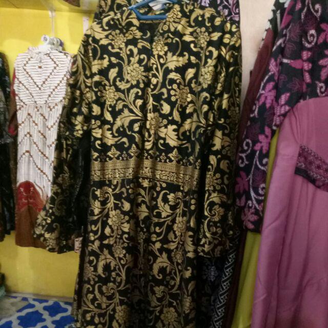 Gamis Mutiara  Gamis Batik Prada Baju Wanita Batik