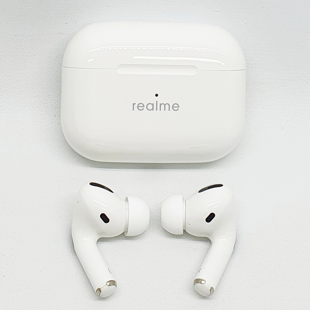 Headset Bluetooth Realme Air Buds Pro + Case Wireless Earphone Bluetooth Realme Can Rename And GPS