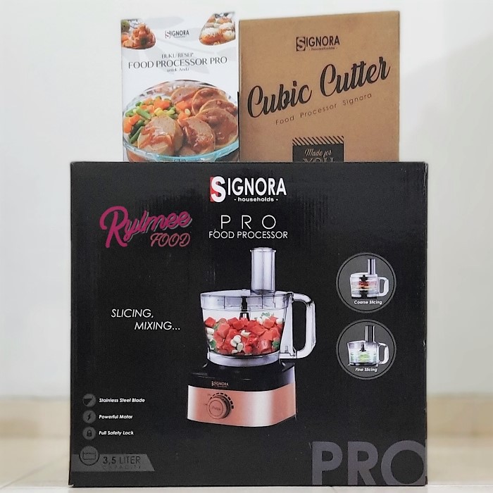 Jual Signora FOOD PROCESSOR Pro PLUS CUBIC CUTTER GARANSI RESMI