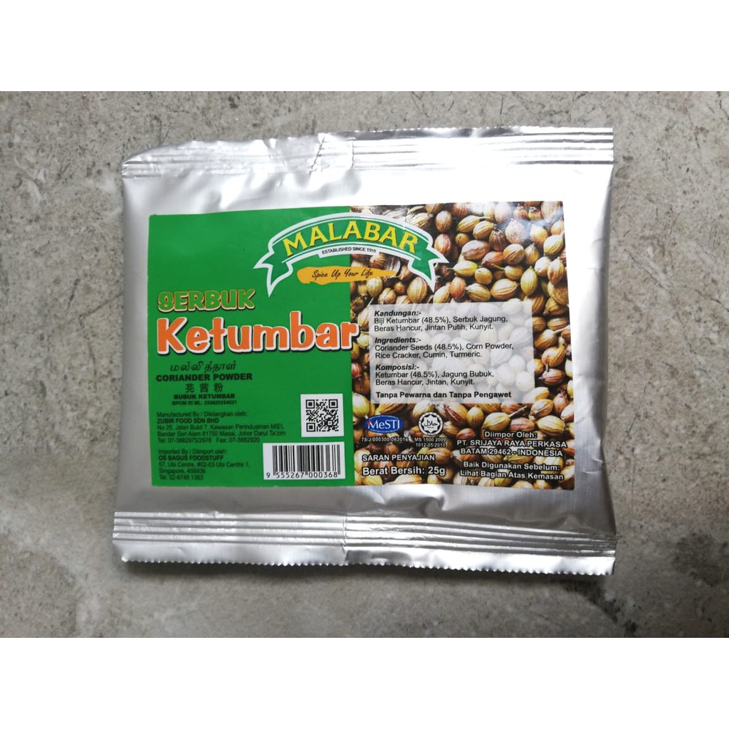 

Malabar Ketumbar Bubuk Coriander Powder